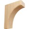 Ekena Millwork 3 1/2"W x 8"D x 10"H Clarksville Bracket, Red Oak BKTW04X08X10CVRO - alternate 1
